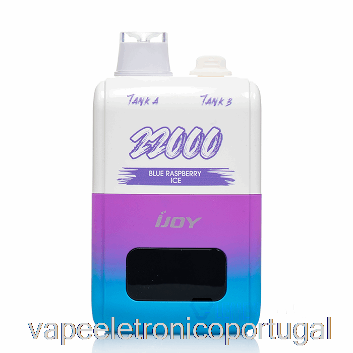 Vape Eletrônico Ijoy Sd22000 Descartável Azul Framboesa Gelo